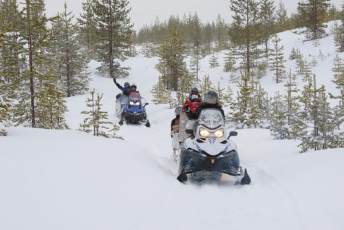 Accessible snowmobile safari